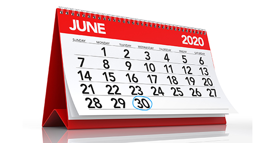 June 2020 Calendar (Demo)